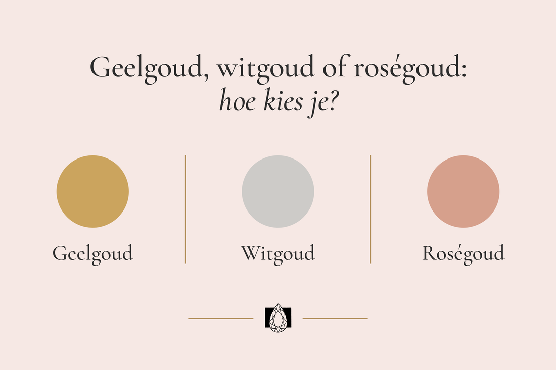 Geelgoud, witgoud of roségoud: hoe kies je?