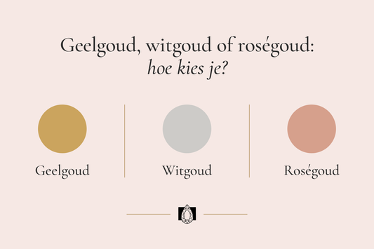 Geelgoud, witgoud of roségoud: hoe kies je?